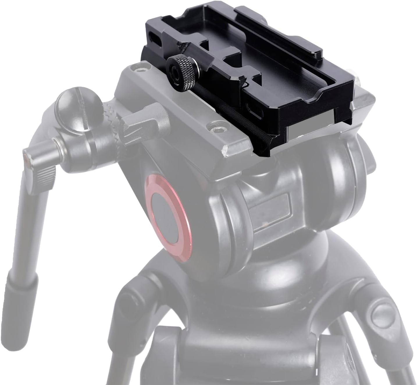 NICEYRIG Extended Quick Release Plate for Manfrotto-Style to Quick Release Clamp for Arca-Swiss, Tripod to Gimbal Adapter Applicable for DJI RS 4/4 Pro/3/3 Pro/2/RSC2, Ronin S - 563