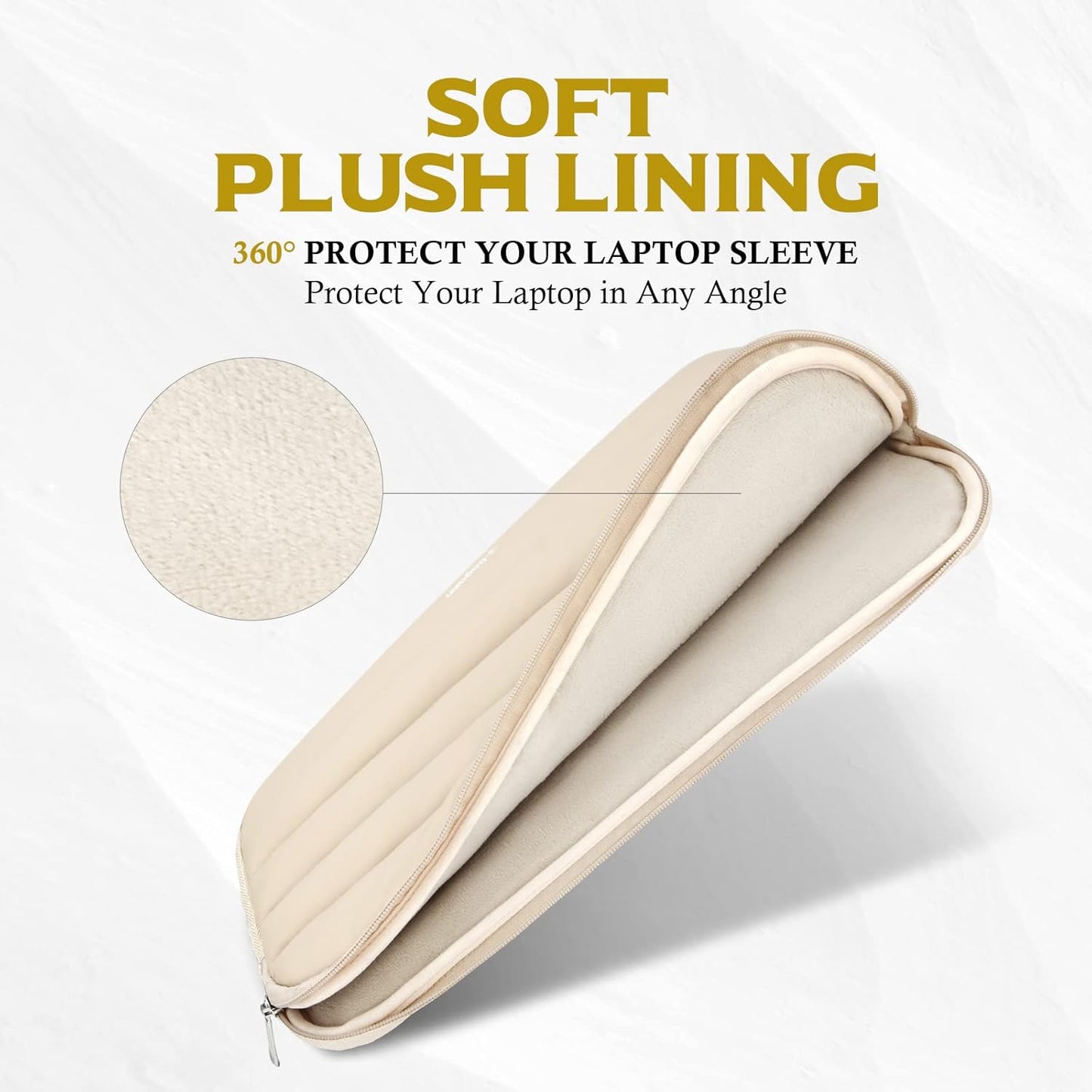 14 Inch TSA Laptop Bag Protective Sleeve Waterproof with 4-Layer Protection, for MacBook, HP, Dell, Lenovo, Asus Notebook