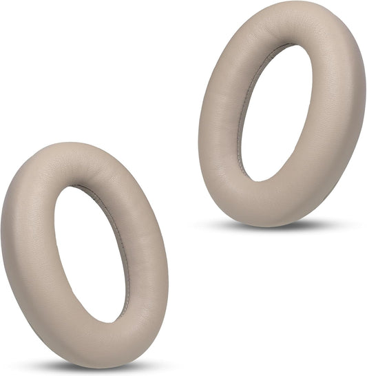 Replacement Ear Pads for Headphones - Compatible for Sony MDR-1000x/WH-1000xm2 | Premium Protein Leather Cushions with Soft Memory Foam for Comfort - Gold