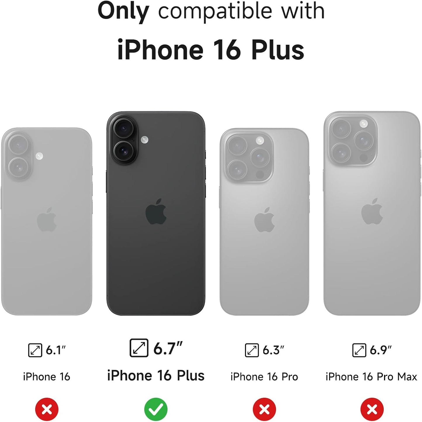 SURITCH for iPhone 16 Plus Case with Magnetic Camera Slide Cover and Adjustable Kickstand, Compatible with MagSafe, Shockproof Bumper Case Slim Protective Cover for iPhone 16 Plus 6.7 Inch, Blue