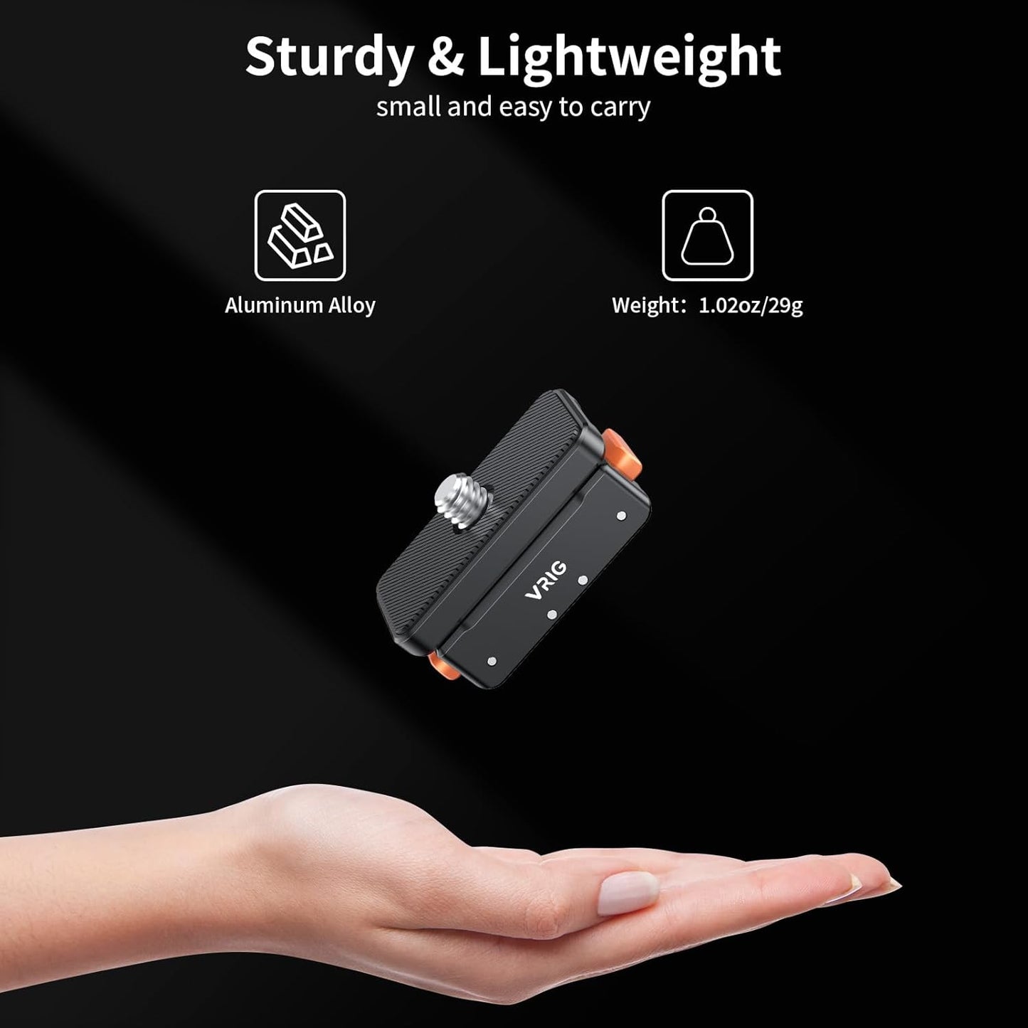 VRIG Magnetic Base for Insta360 Ace/Ace Pro Magnetic Quick Release Adapter Tripod Adapter Mount with Ace Pro/Ace/ X3/ X4/ X5/ ONE RS 1 inch 360 Degree Version/ONE RS Twin/ONE X2