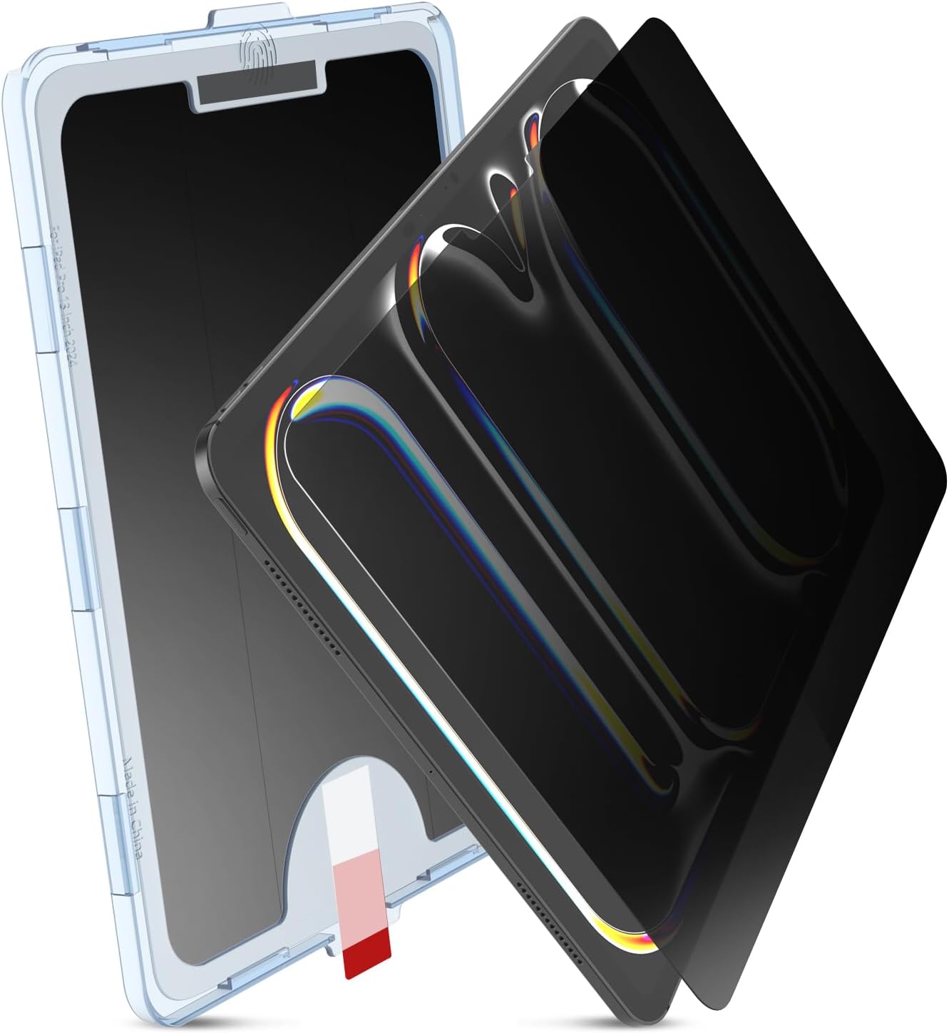 MOBDIK Privacy Screen Protector Compatible with iPad Pro 13 Inch M5 2025 / M4 2024, Anti Spy, 9H Tempered Glass, EZ Kit 1 Pack