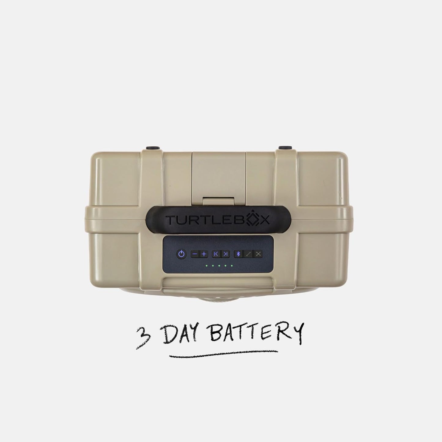 Turtlebox Original Gen 3: Portable Outdoor Bluetooth Speaker – Ultra-Loud (120dB), Waterproof (IP67), Rugged, Impact-Resistant, 3-Day Battery | Party Mode: Unlimited Pairing Stereo, Tan/Blaze Orange