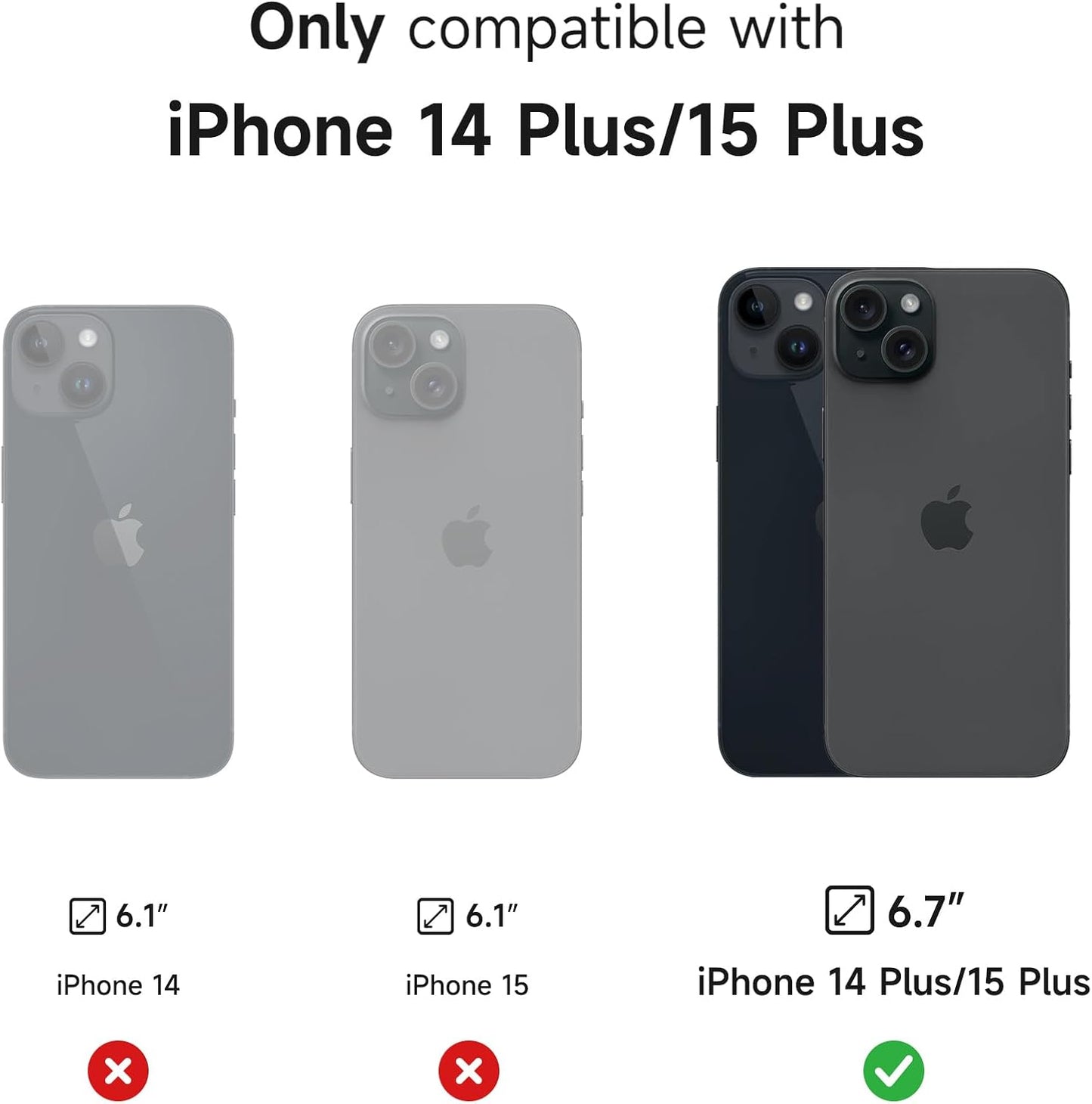 SURITCH for iPhone 14 Plus/15 Plus Case with Magnetic Camera Slide Cover and Adjustable Kickstand, Compatible with MagSafe, Shockproof Bumper Case Slim Protective Cover 6.7 Inch, Green