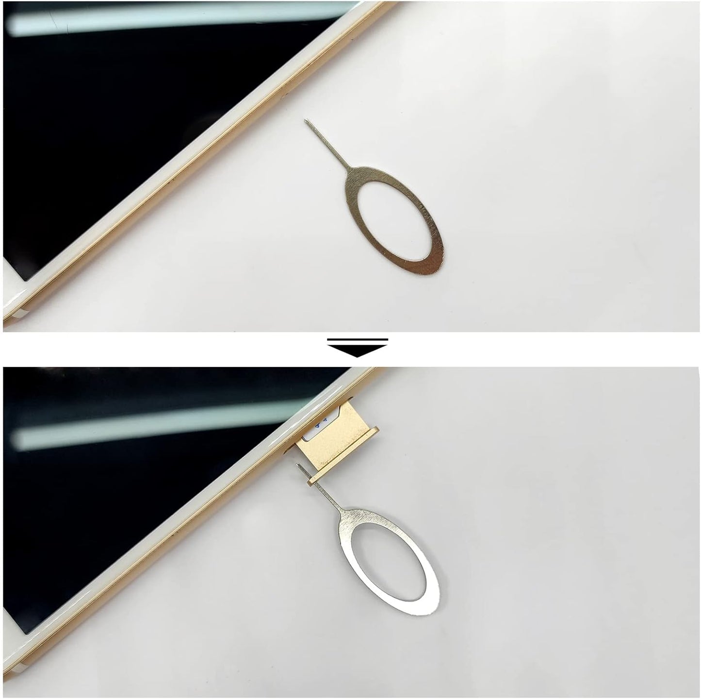 Medsuo 6pcs SIM Card Removal Tool Card Tray Eject Pins Needle Opener Ejector Needle Pin Remover for Smart Phones Samsung Galaxy LG Huawei Google HTC iPhone iPods iPad Tablets