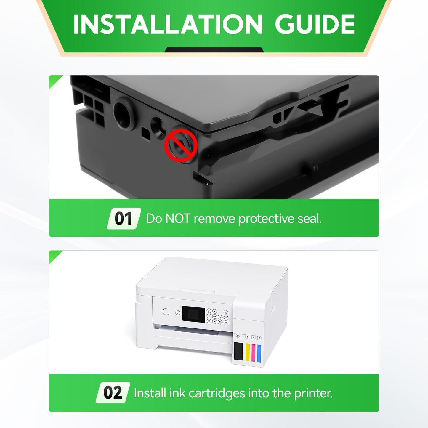 936e 936XL Ink Cartridges Set 4-Pack with Chip High Yield Replacement for HP 936 936e Ink Works with HP OfficeJet Pro 9125e 9135e 9110b 9128e 9130b 9122e 9120e 9730e Printers Black Cyan Magenta Yellow