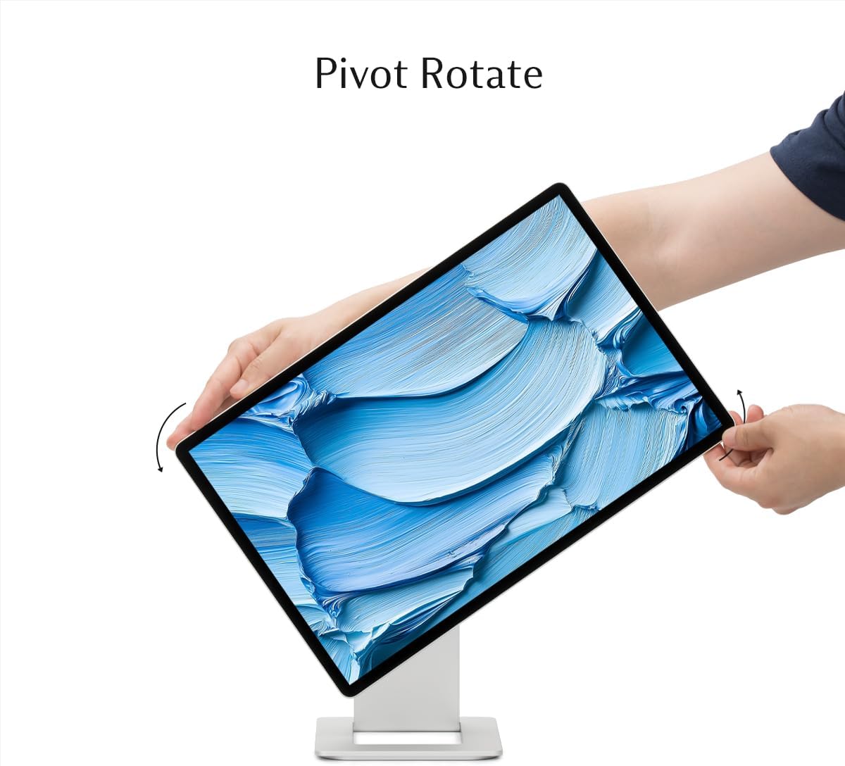 SOTSU FlipAction Elite 16" Portable Monitor | 4K | Super Compact | Pivot Rotate | 3840x2400 DCI P3 | 60Hz | 450 Nits | Full Metal CNC | Perfect Match for Mac and Windows (Silver)