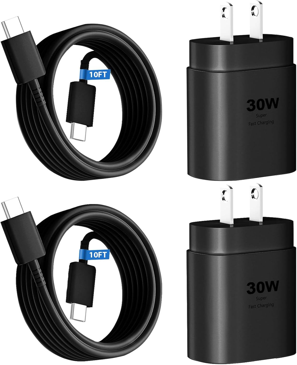 Phone 16 15 Charger Fast Charging,30W USB C Wall Charger Phone 16 15 Pro Max Chargers Block &10FT Long USB C Cable Cord for Phones 16 15/16 15 Pro Max/16 15 Pro/15 Plus/pad12.9 Galaxy S24 Ultra Plus