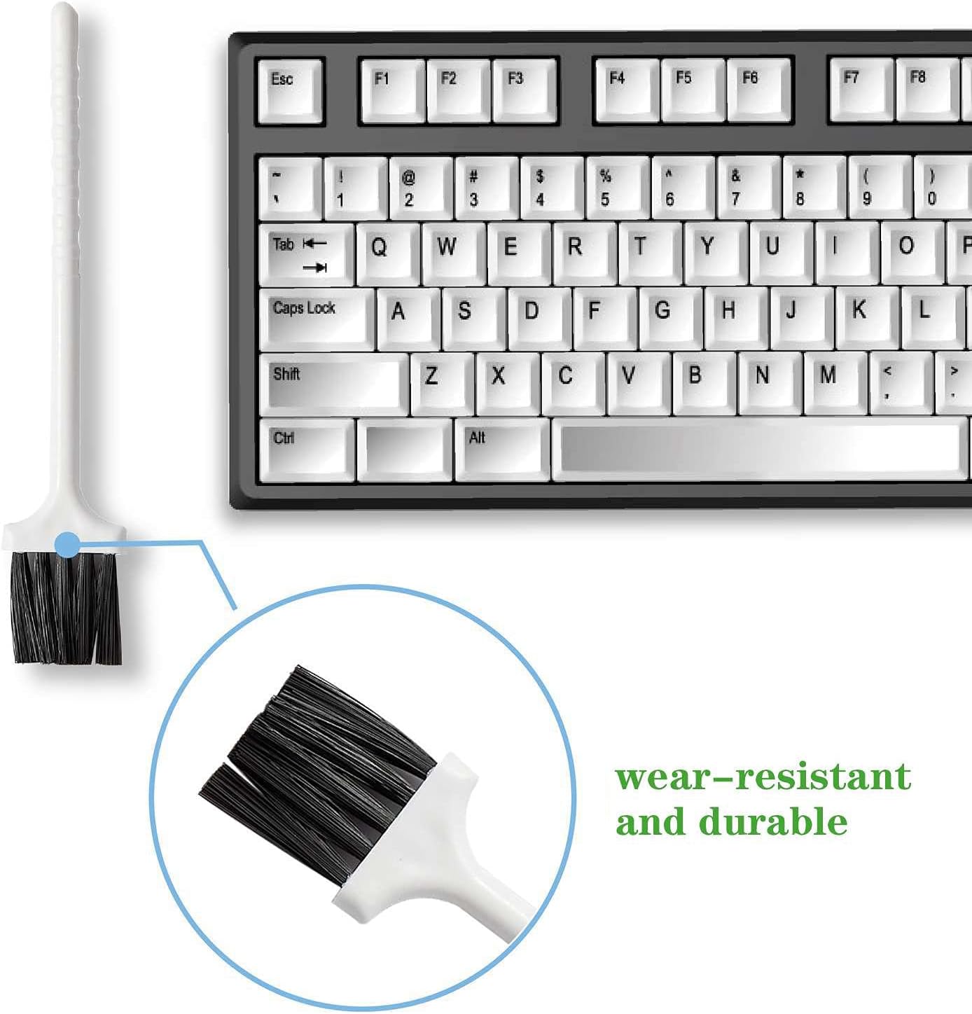 Silicone 500PCS 40A Clear Universal O-Ring Switch Dampeners Keycap Sealing Gasket Washer (Better Than Rubber) for Cherry MX Switch Keyboard and Mechanical Keyboard Keys Dampers