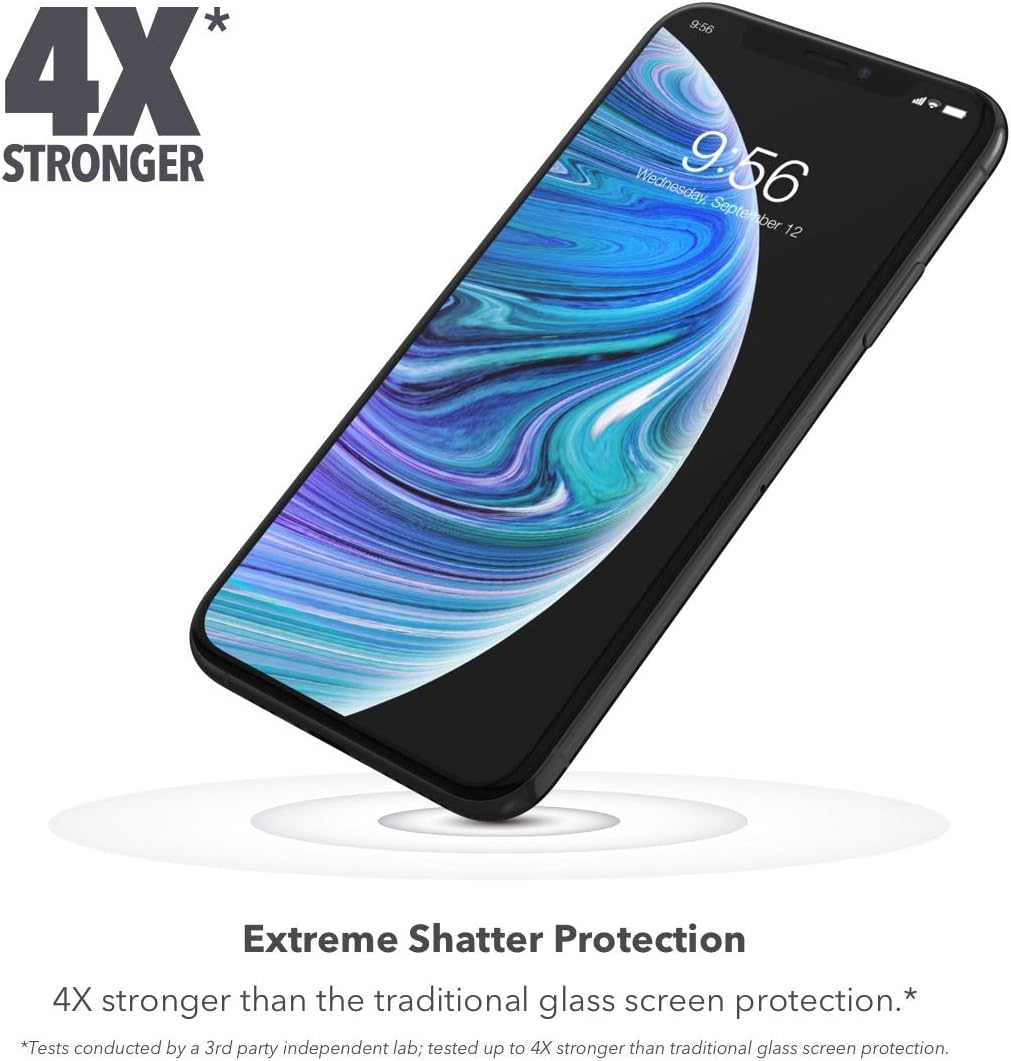ZAGG InvisibleShield Glass Elite Screen Protector - Made for Apple iPhone 8 - Case Friendly Screen - Impact & Scratch Protection (200104167)