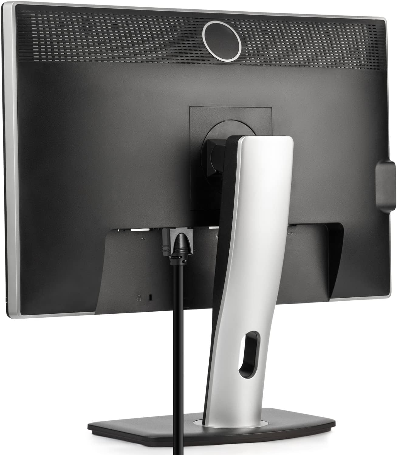 Maximm Monitor Computer Power Cord 5 Ft Flat Plug 360° Rotating PC Cable 3 Prong for, Desktop, Printer, Scanner, 16 AWG NEMA 5-15P to IEC13 - UL Certified