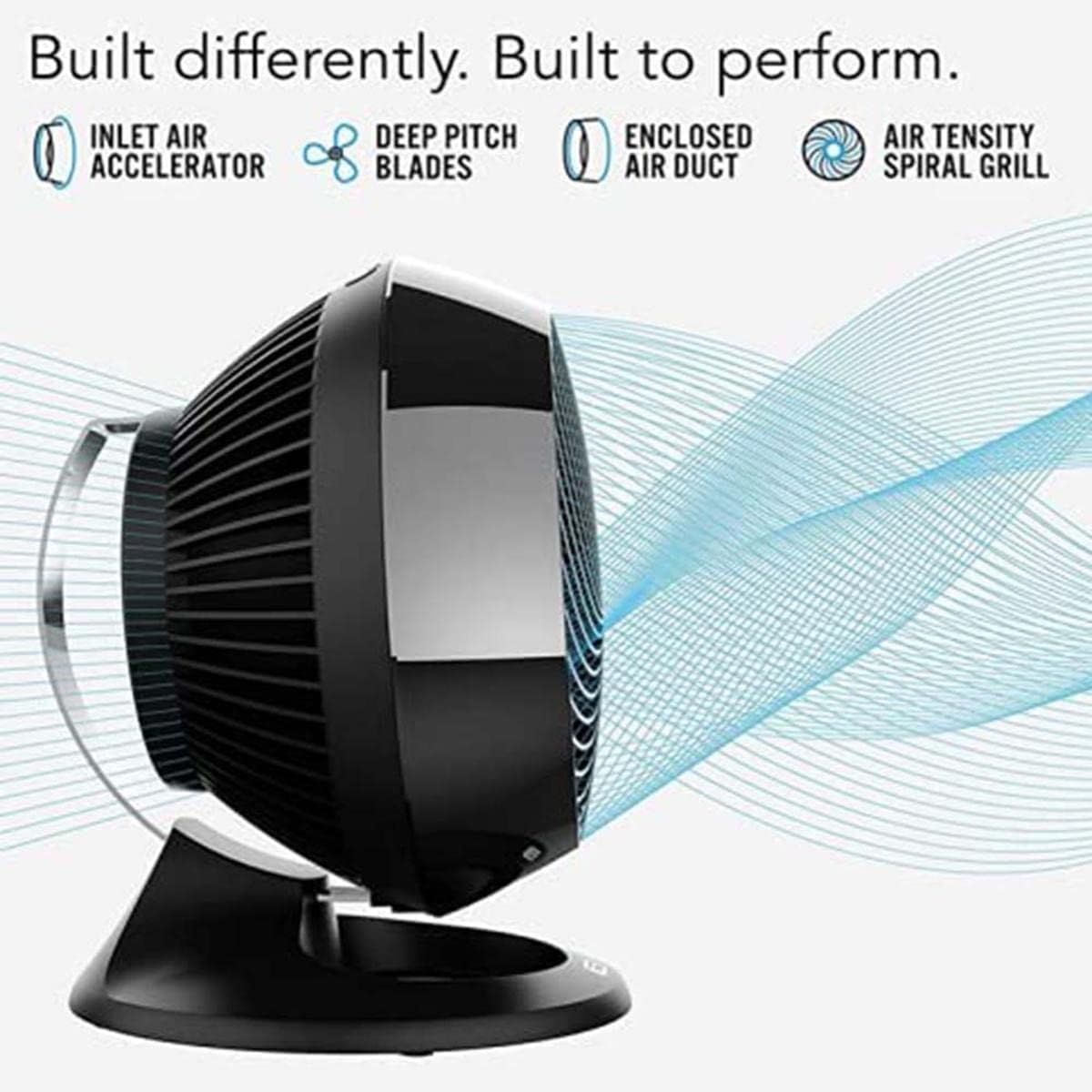 Vornado 660 AE Large Whole Room Works with Alexa Air Circulator Fan with 4 Speeds, Black, A Certified for Humans Device