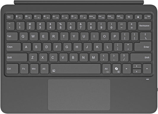 Magnetic Bluetooth Keyboard Cover for Surface Pro 12" 1st 12 inch Laptop Released in 2025 with Backlit (Dark Grey)
