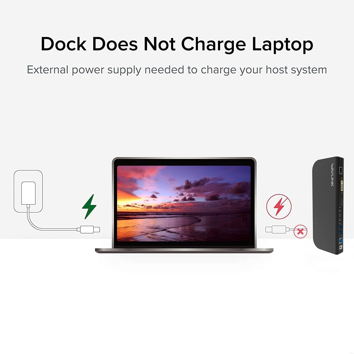 WAVLINK USB Laptop Docking Station Dual Monitors, DisplayLink Computer Dock for M1 M2 Mac and Windows, ChromeOS, Ubuntu 20.04/22.04 (HDMI & HDMI/DVI/VGA, 6xUSB Ports, LAN, Audio)