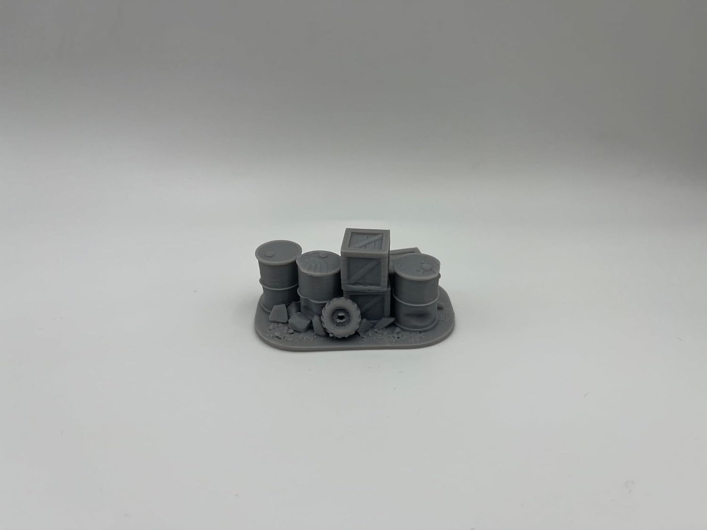 Hautico Cargo Piles Miniature Terrain Compatible with Dungeons and Dragons, 28mm Miniature Wargaming, Tabletop RPGs, Wargame Scenery