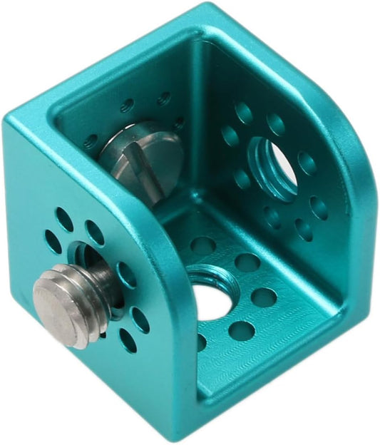 Block 3/8" Thread Bracket Lock Mounting Adapter for ARRI Sony RED Camera Lens Motor Teradek Wireless Blue