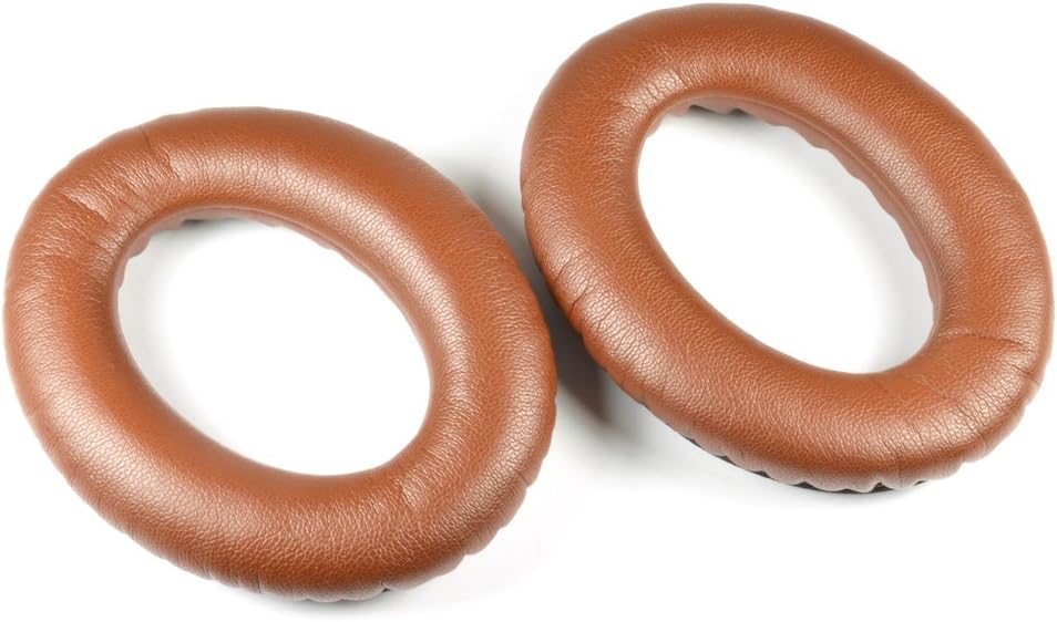 Replacement Ear pads Cushion Compatible For Bose QuietComfort QC2,QuietComfort 15 QC15,QuietComfort QC25,QuietComfort QC35,AE2,AE2i,AE2w,SoundTrue,SoundLink(Around-Ear) Headphone (COFFEE BROWN)