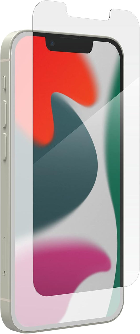 ZAGG InvisibleShield Glass Elite Anti-Glare Screen Protector for Apple iPhone 13 mini, 5X Shatter Protection, Anti-Microbial Treatment, Anti-Fingerprint Technology, Easy to Install