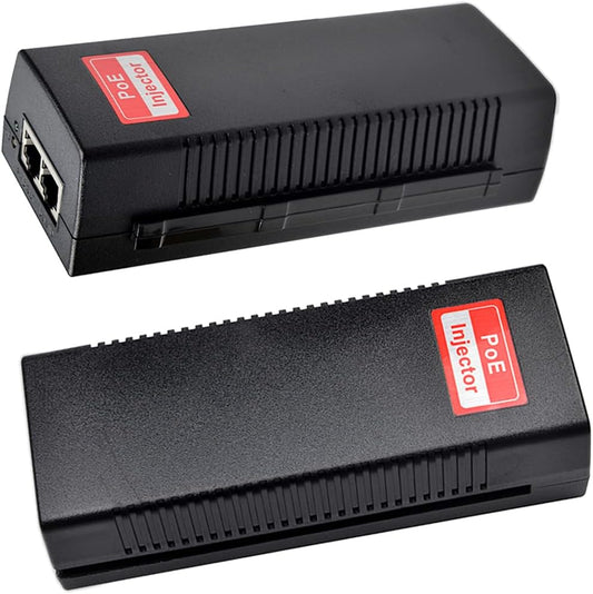 Revotech Gigabit 90W PoE++ Injector 54-56V Adapter, 10/100/1000Base-T IEEE 802.3bt PoE Standard Active POE+, Plug and Play for Wireless Access Points/PTZ/Videophones