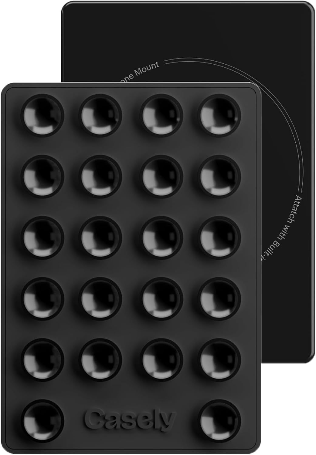 Casely Grippy MagSafe Compatible Cell Phone Mount Silicone Suction Cup Sticky Phone Holder and Stand