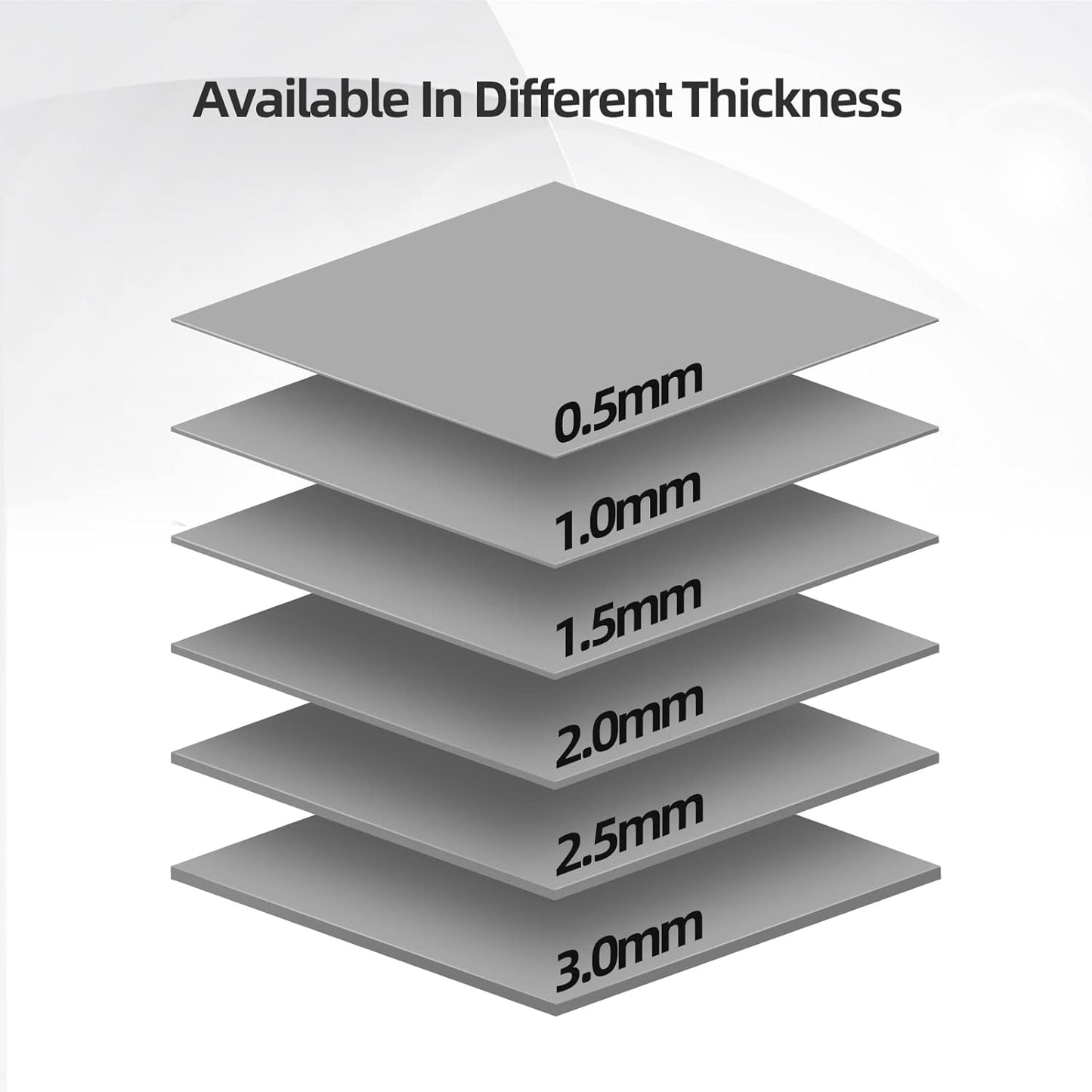 Silicone Thermal Pads 14.8 W/mK, 120x120x2.5mm - Highly Efficient Heat Resistant Non Conductive Heatsink Cooling Pads, Ideal for Laptop/SSD/CPU/IC/LED Coolers