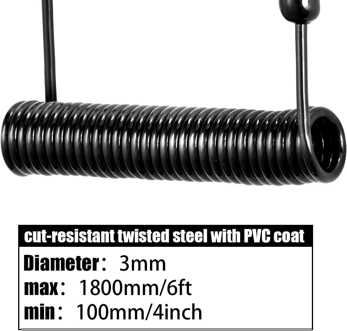 I3C Laptop Cable Lock Retractable Hardware Security Cable Lock with Anchor Plate Compatible with Laptop, Smart Phone, Tablet, and Other Electronic Products (Silver 2pack)