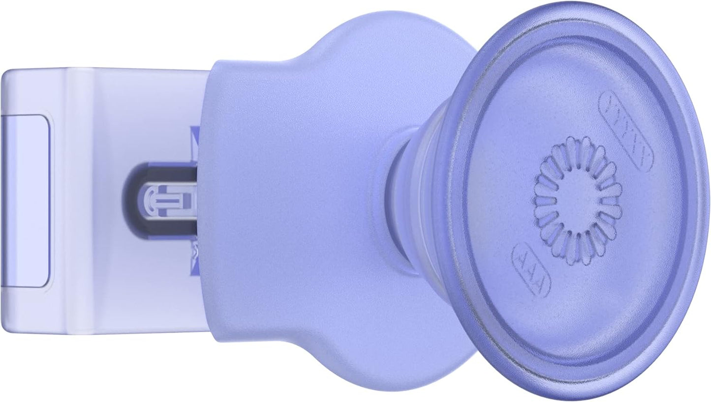 PopSockets Phone Grip Slide for Phones and Cases, Sliding Phone Grip with Expanding Kickstand - Deep Periwinkle