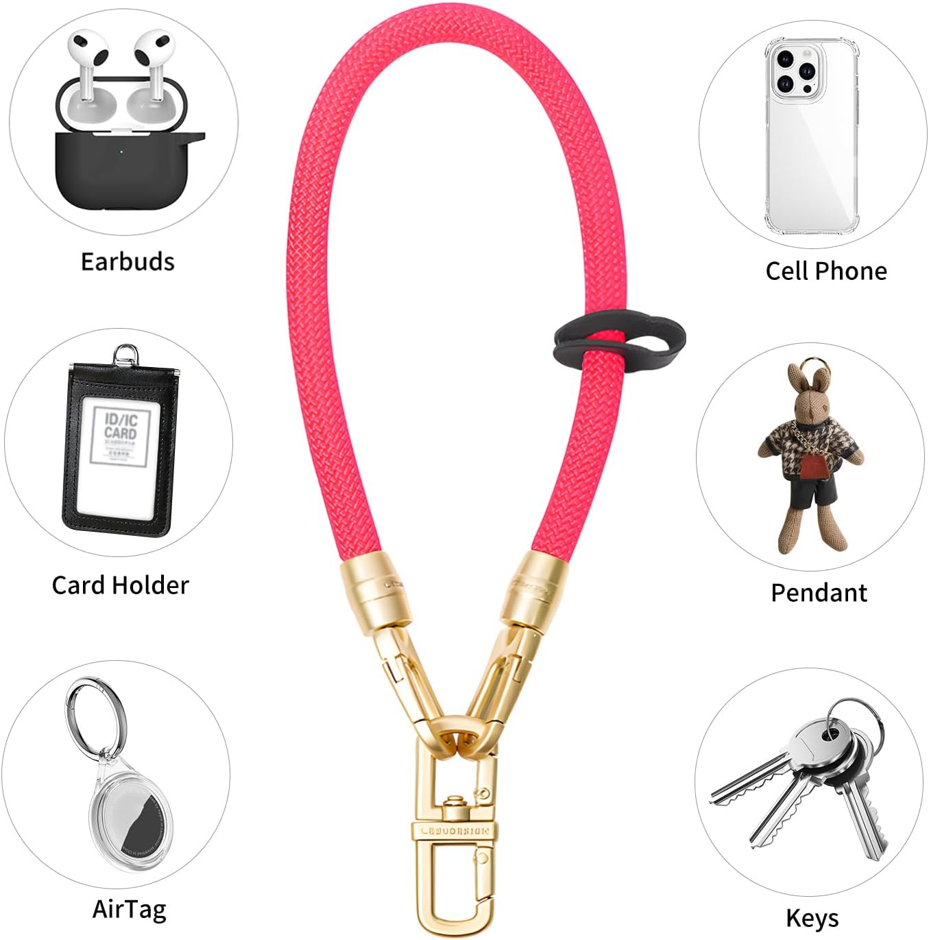 Universal Cell Phone Lanyard Wrist Strap,Phone Bracelet Strap,Phone Charms Strap