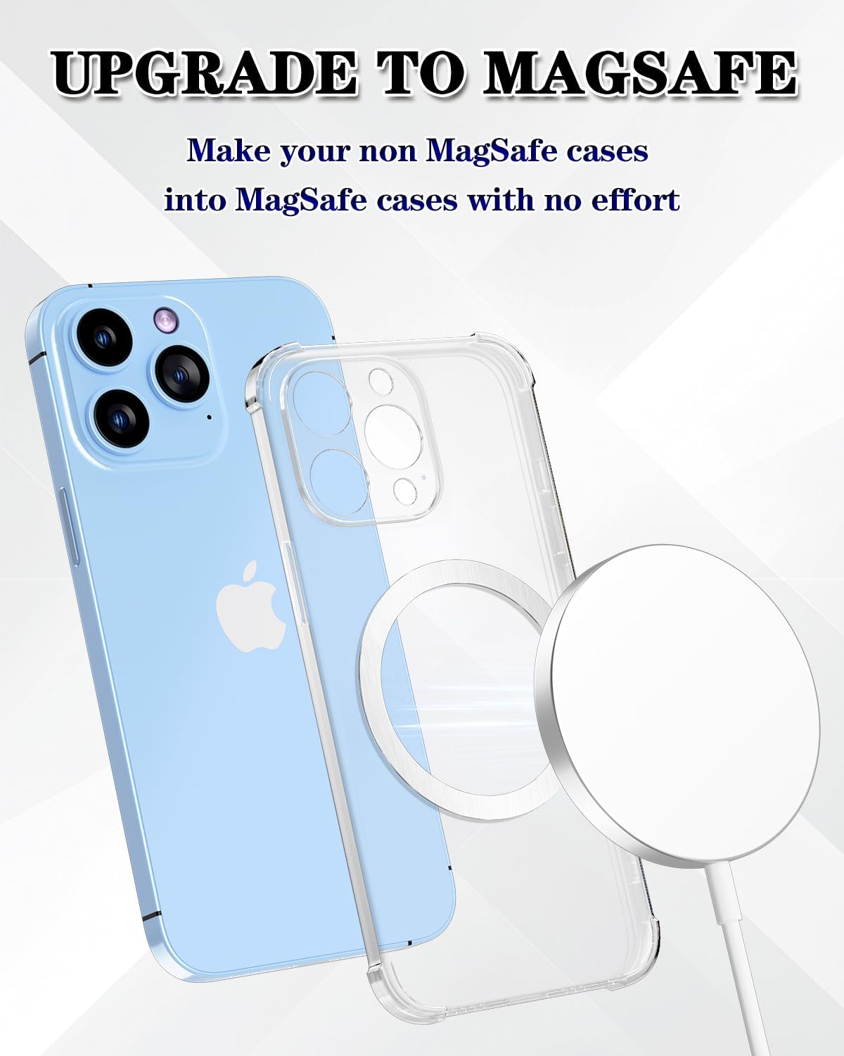 Metal Rings 6PCS,Ultra-Thin(0.4mm) for MagSafe Sticker,Magnetic Adapter,Phone Cases & Wireless Charger,Compatible with iPhone 16/15/14/13/12,Galaxy S24/S23/S22/Kindle,for Mag Safe Accessories