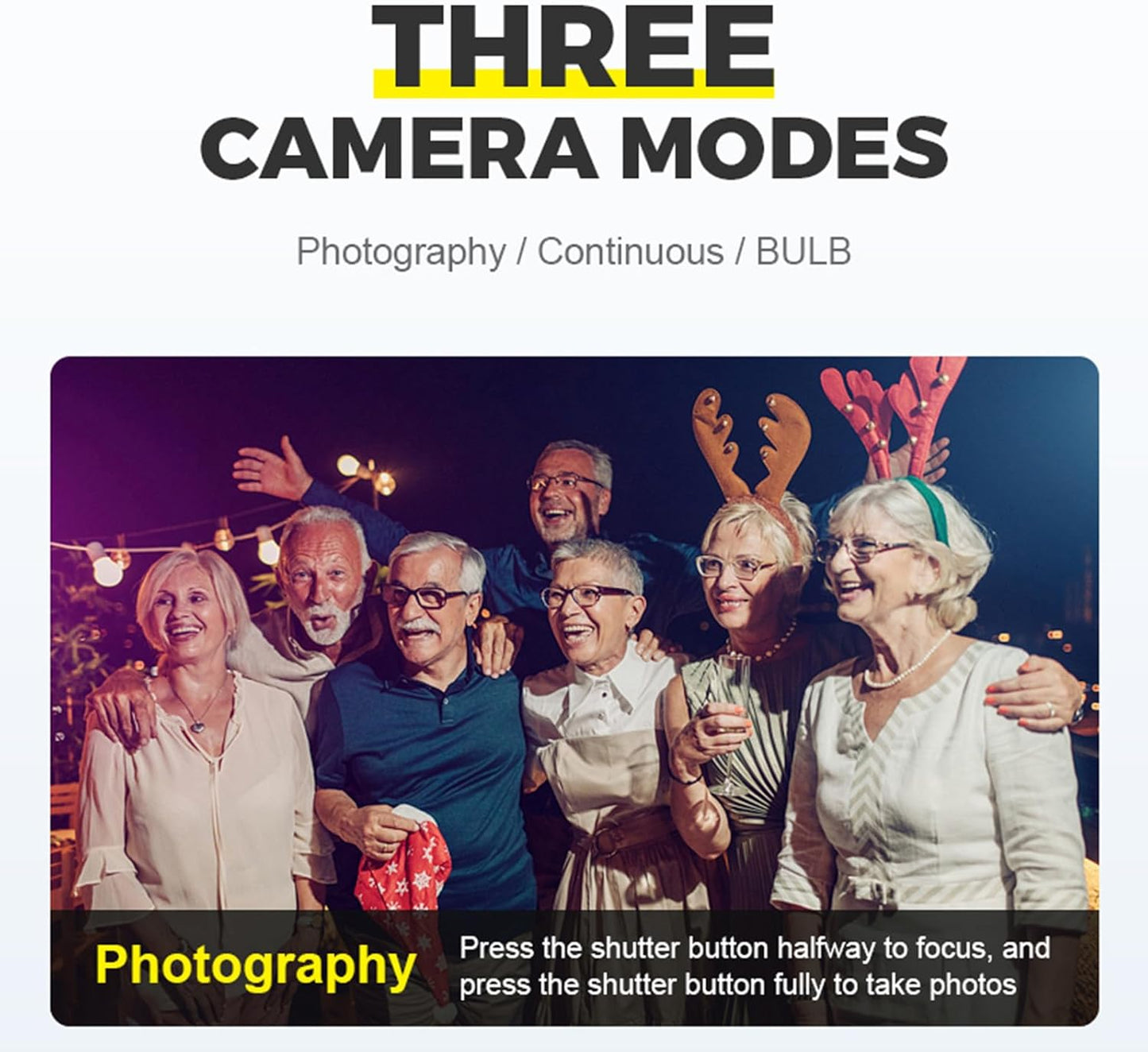 RC101-N3 Camera Shutter Remote Control for Canon R5 R5C 5D4 5D3 6d2 1/4 Screw Fixing Small Release Button Handle Two Cameras in sync Release Button