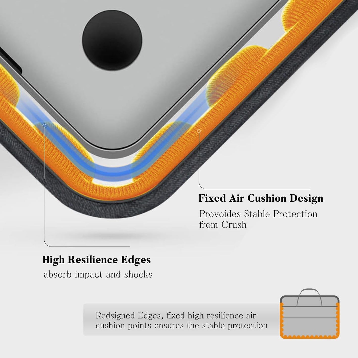 Laptop Sleeve Case Bag Compatible with MacBook Air Pro, 13-14 inch Notebook, Compatible with MacBook Pro 14 inch M4 M3 M2 M1