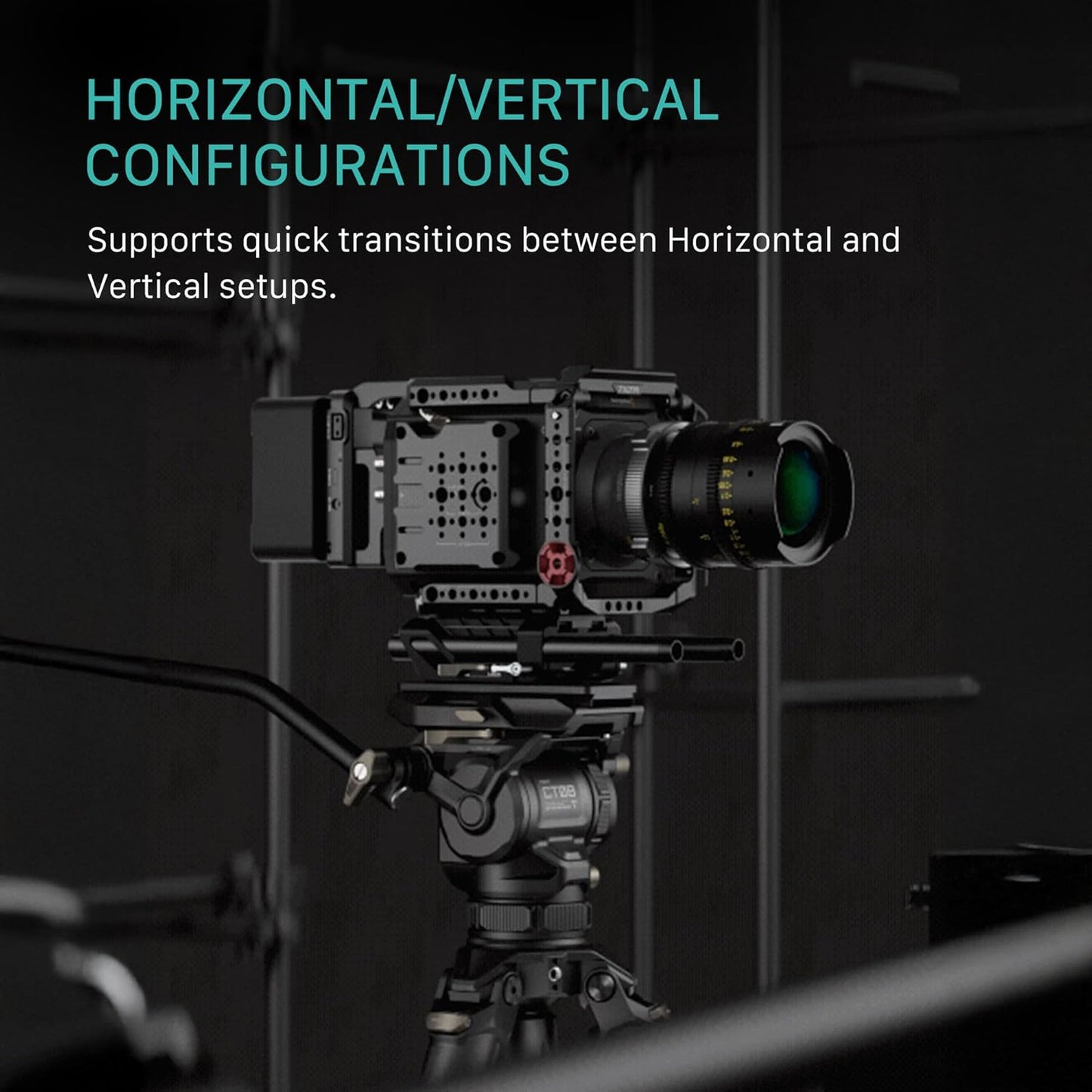 Tilta Camera Cage Base Kit Compatible with Blackmagic Pyxis 6K/ Pyxis 12K| Includes Full Cage, Top Handle, Side Handle, Side Plate, Bottom Plate & Mini Tool | ES-T21-A