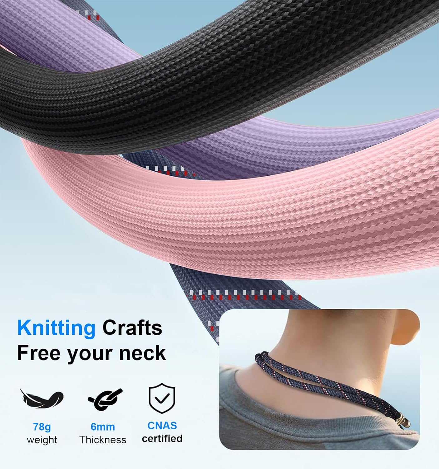 memumi 3 in 1 Universal Adjustable Phone Lanyard, Crossbody Neck Wrist Strap for All Smartphones, Anti-Theft Secure Lanyard