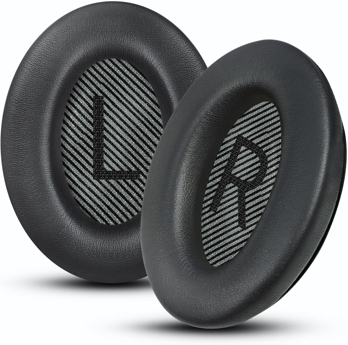 Headphones Replacement Ear Pads, Protein Leather earpad Cushions for Bose AE2/QC15/QC25 Headphones, Replacement Earpads, Softer Memory Foam - Black
