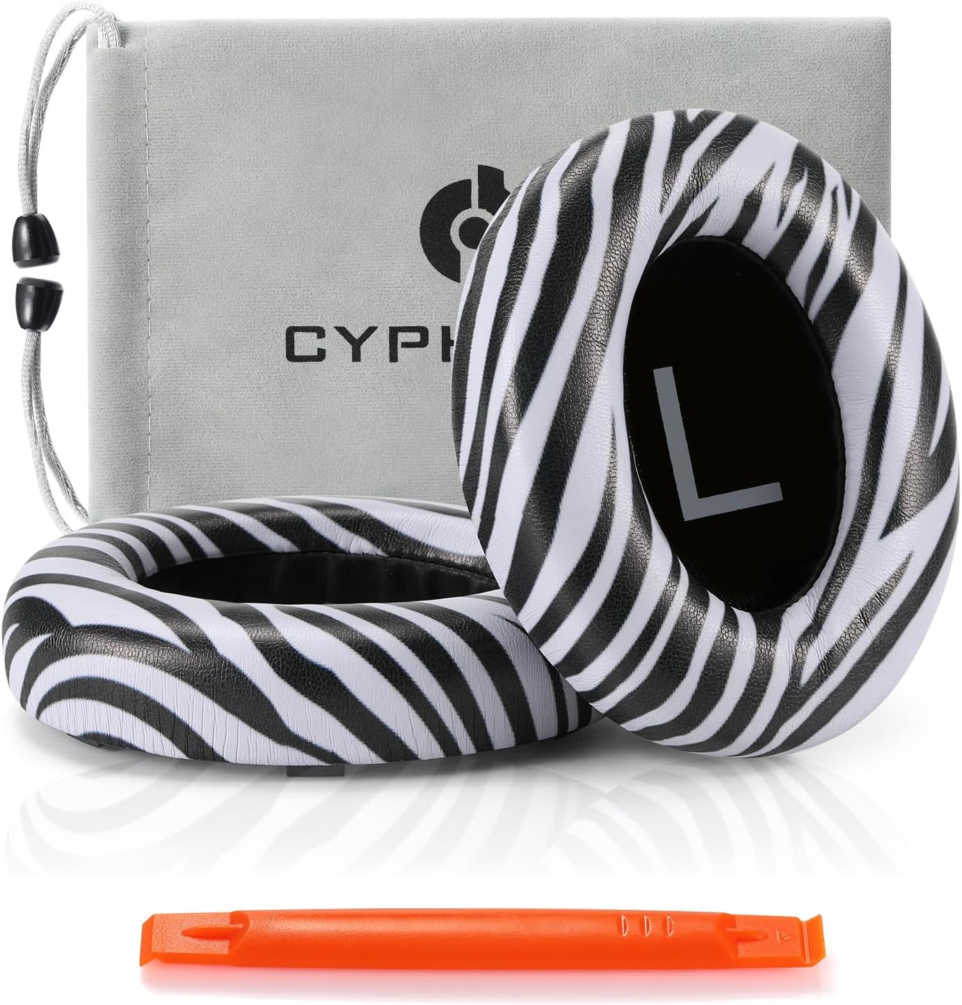 Replacement Ear Pads Cushions, Earpads Cover for Bose 700 Noise Cancelling NC700 Over Ear Headphones (Zebra Print)