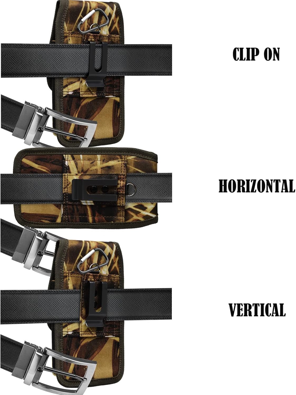 Njjex Phone Holster for Samsung Galaxy Note 20 Ultra Note 10 9 8 S25 Ultra S24 S23 S22 S21+ S20 S10 A14 A15 A16 A36 A35 5G Moto G 5G G Stylus 2025 Nylon Cell Phone Belt Clip Holder Pouch Carrying Case