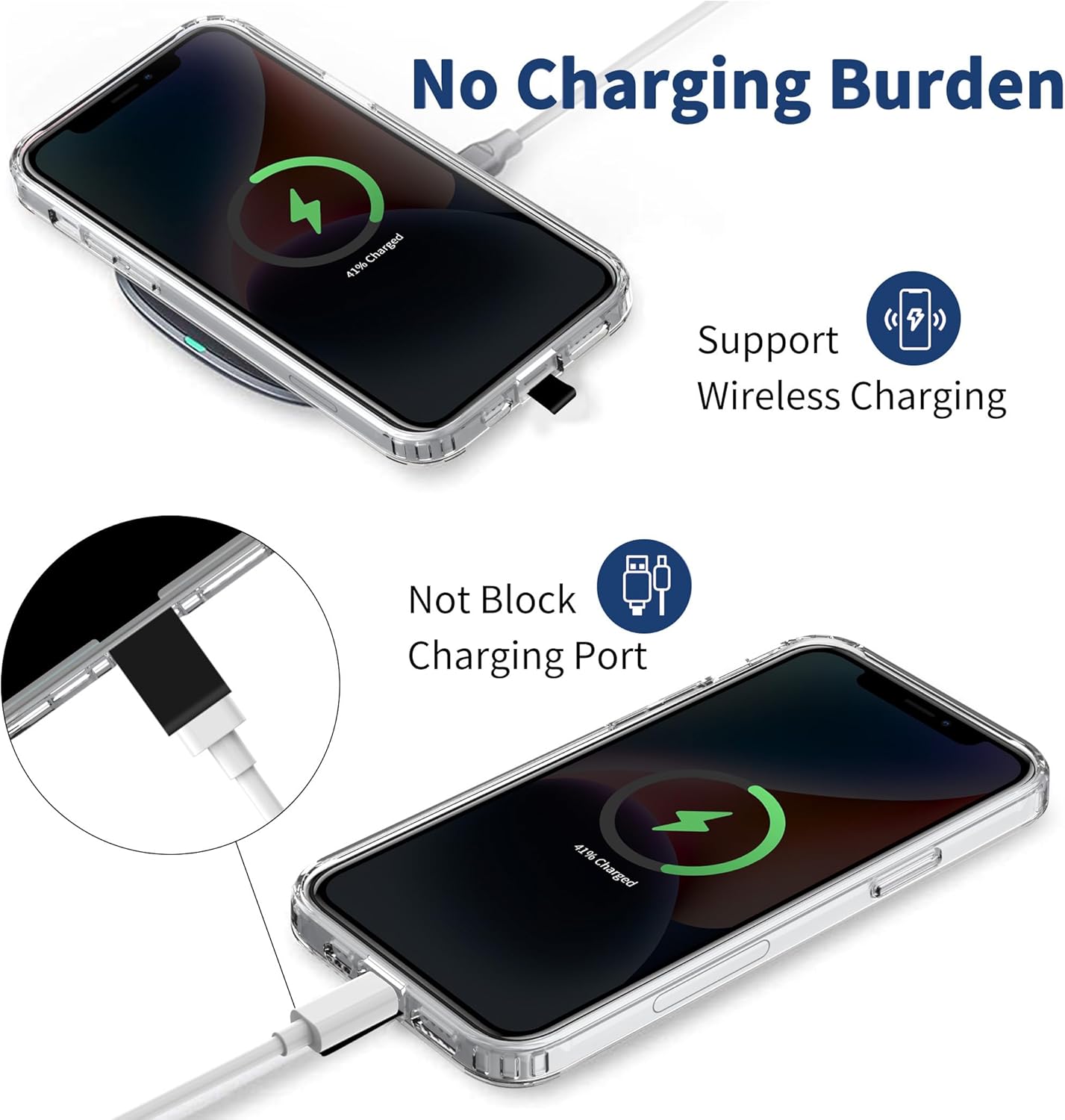 CACOE Cell Phone Lanyard Universal Crossbody Multifuctional Lanyard Compatible with Most Smartphones (Black Silver, 30"（Neck Strap×1）+8"（Wrist Strap×1）)