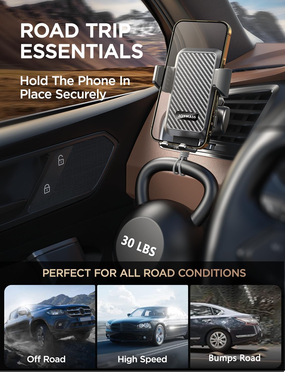 Wireless Car Charger, 15W Fast Charging Auto Clamping Car Charger Cell Phone Holder Mount Vent for iPhone 15 14 13 12 Mini Pro Max 11 XR XS X, Samsung Galaxy S23 Ultra S22 S21+ Note 20, etc