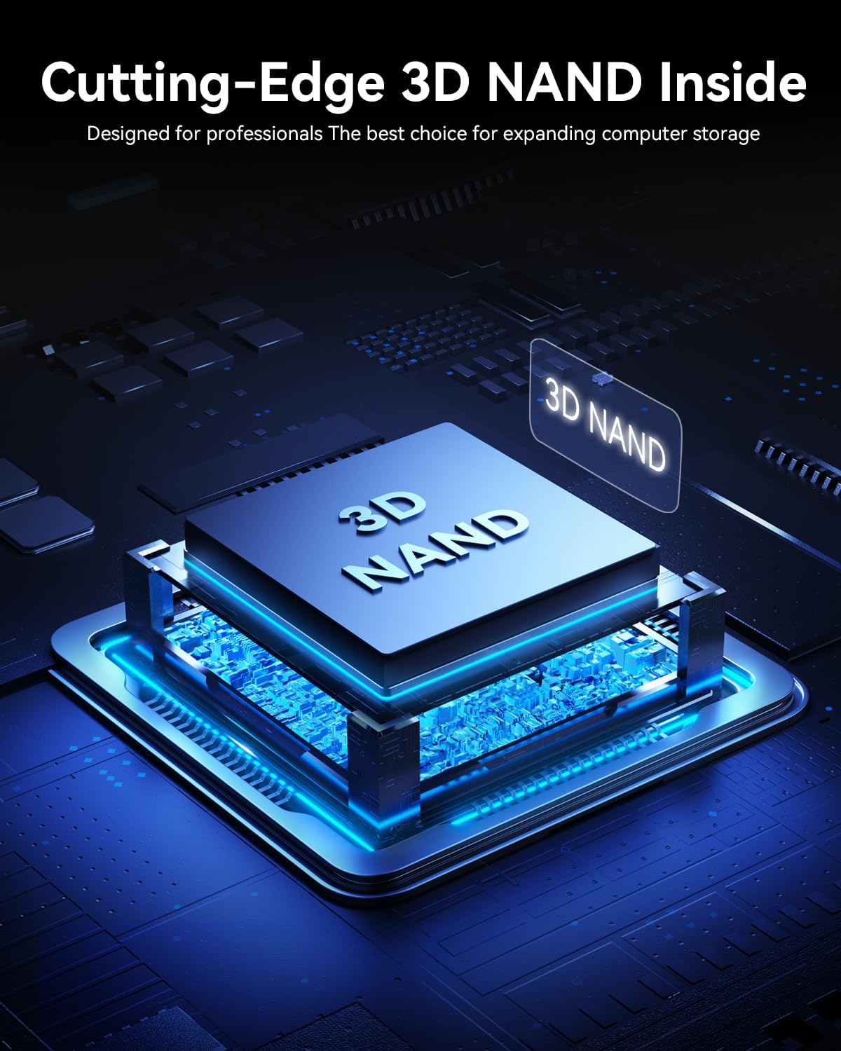 KOOTION 2TB NVMe Internal SSD PCIe 4.0, M.2 2280 NVMe Gen 4 Internal Solid State Drive Up to 5000MB/s, Storage Memory for PC