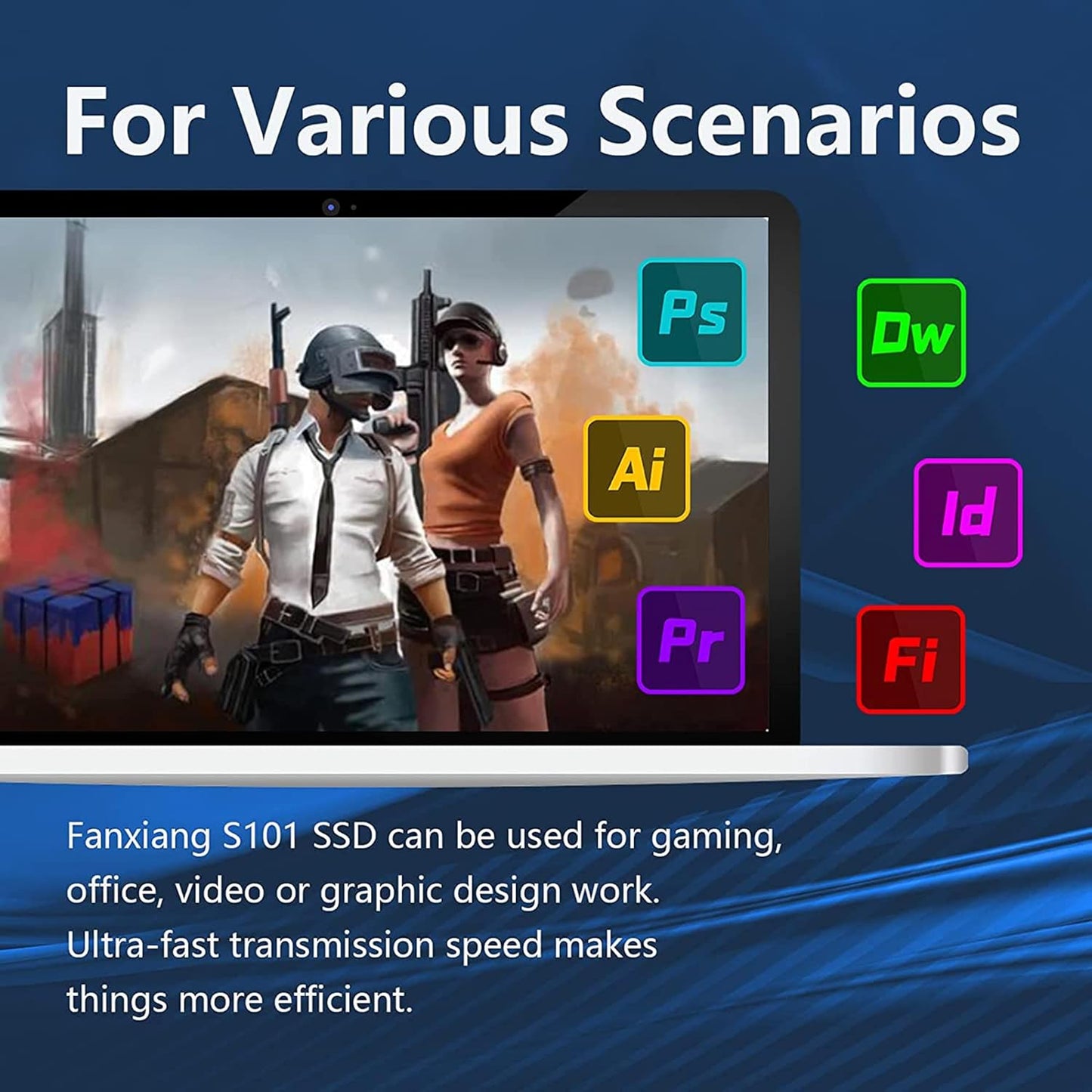 S101 256GB SSD SATA III 6Gb/s 2.5" Internal Solid State Drive, Read Speed up to 550MB/sec, Compatible with Laptop and PC Desktops(Black)