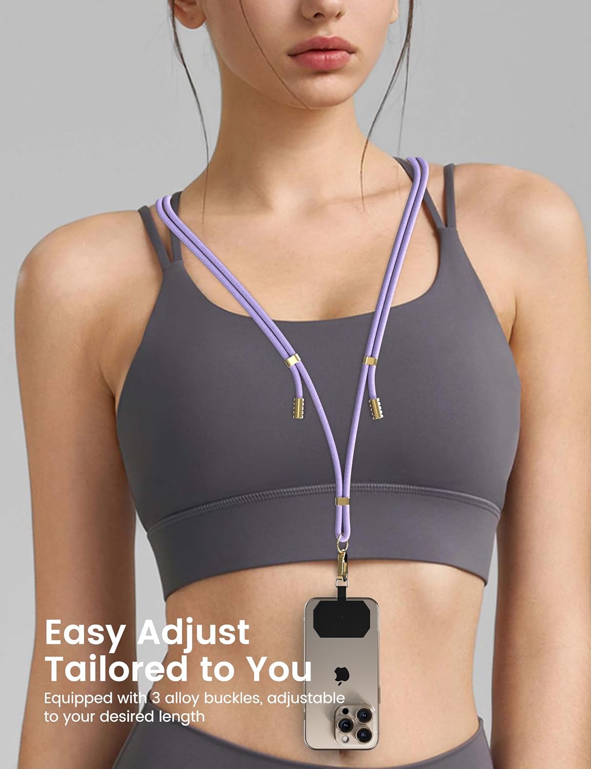 Cell Phone Lanyard, Adjustable Crossbody Cell Phone Lanyard, Adjustable Anti Theft Phone Strap