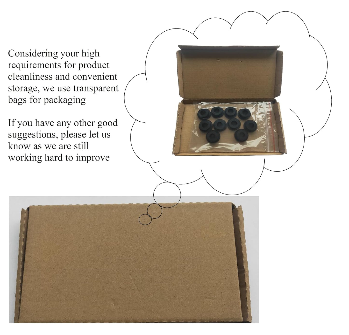 10 pcs 3/4" Drill Hole，3/8" ID Black Silicone Top hat Rubber Grommets for Wiring，Automotive，Firewall，Hole Plug，Desk，Screw，Water and Gas Pipe，Drain，House Siding，Cable Bushing，Glass，Wire Plug