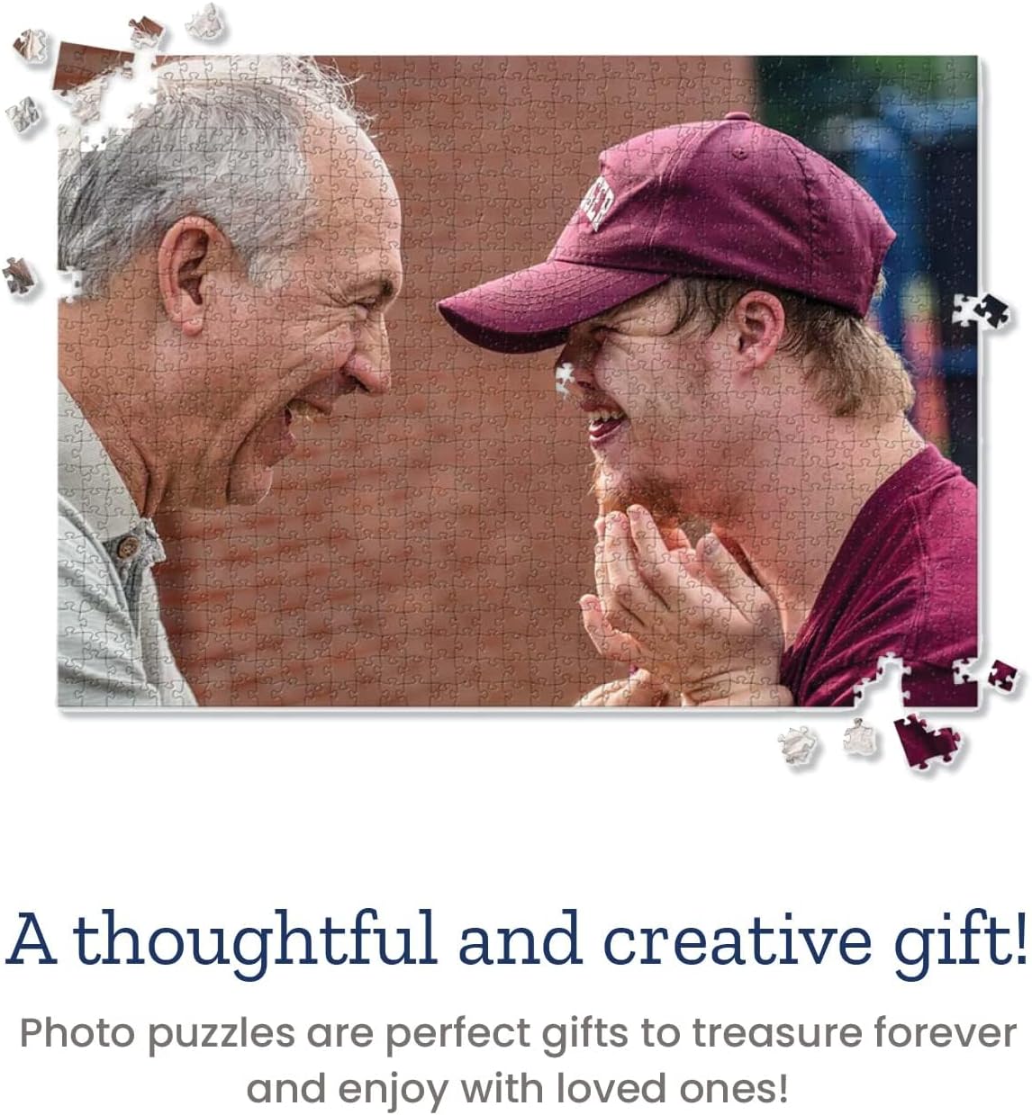 Photo Personalized Puzzle for Father's Day - 500 Piece - I See Me! (Horizontal/Landscape)