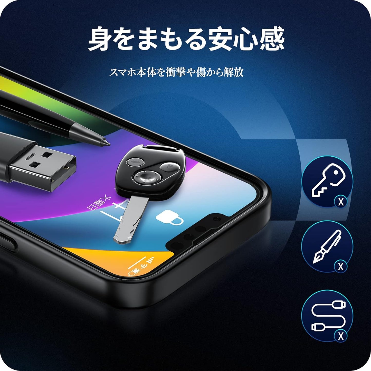 NIMASO for iPhone 13 Mini Screen Protector, 3 Pack HD Clear Tempered Glass Screen Protector for iPhone 13 Mini, with Easy Installation Kit