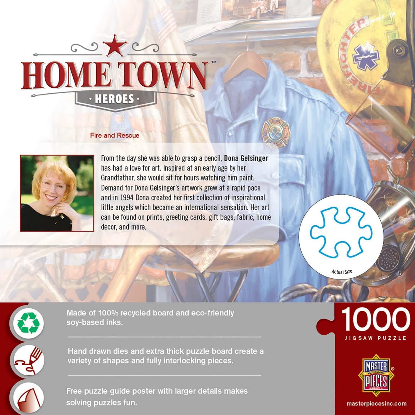 MasterPieces 1000 Piece Jigsaw Puzzle For Adults, Family, Or Youth - Fire And Rescue - 19.25"x26.75"