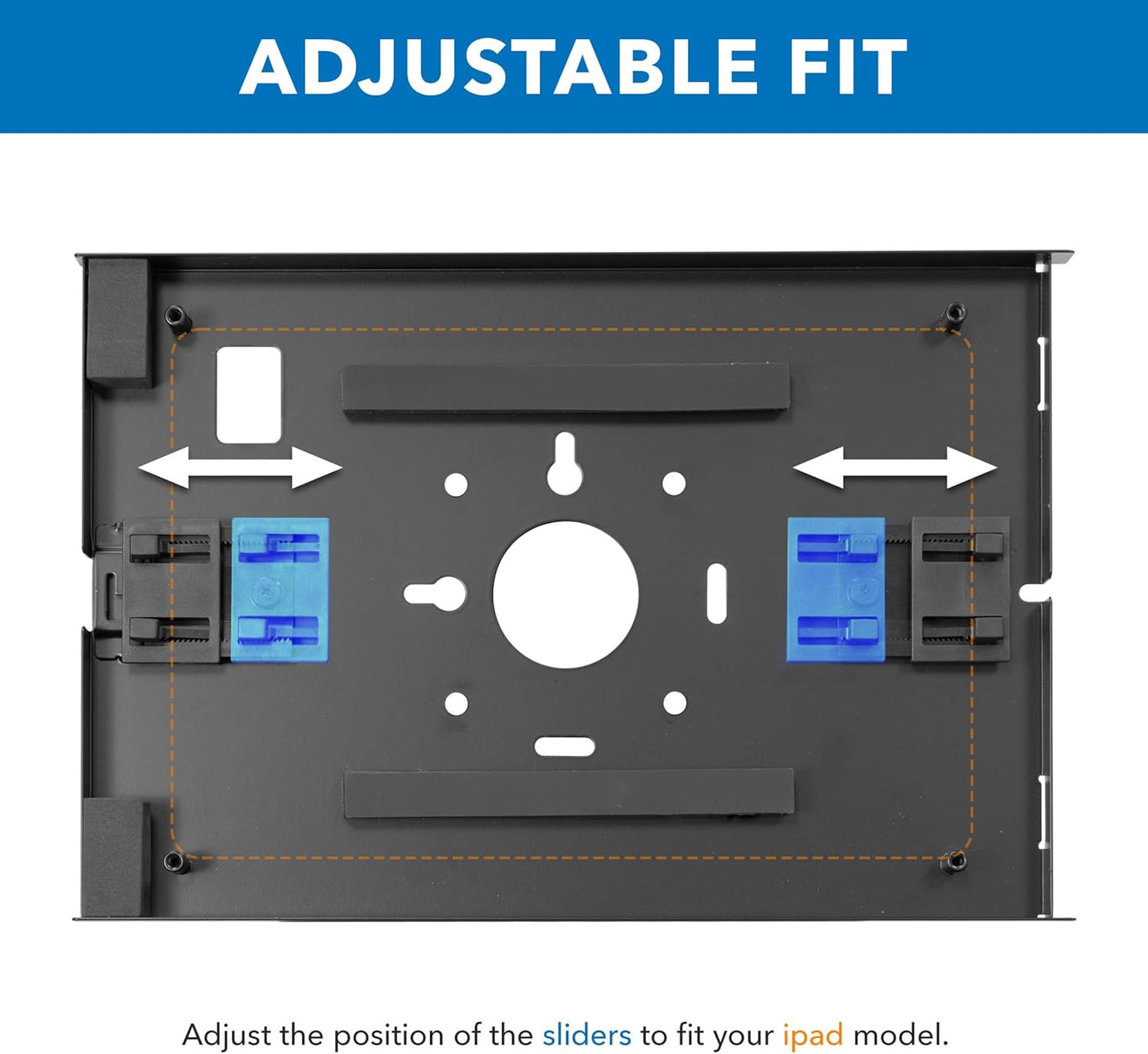 Mount-It! Anti-Theft Tablet Floor Stand Kiosk, Commercial Floor Kiosk with Universal Enclosure, Locking Tablet Mount Stand for iPad Gen 7-10, Pro, Air, 10.2 inch, 10.9 inch