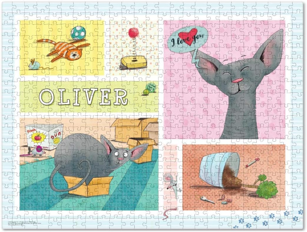 Personalized Cat Puzzle - 500 Pieces - I See Me!