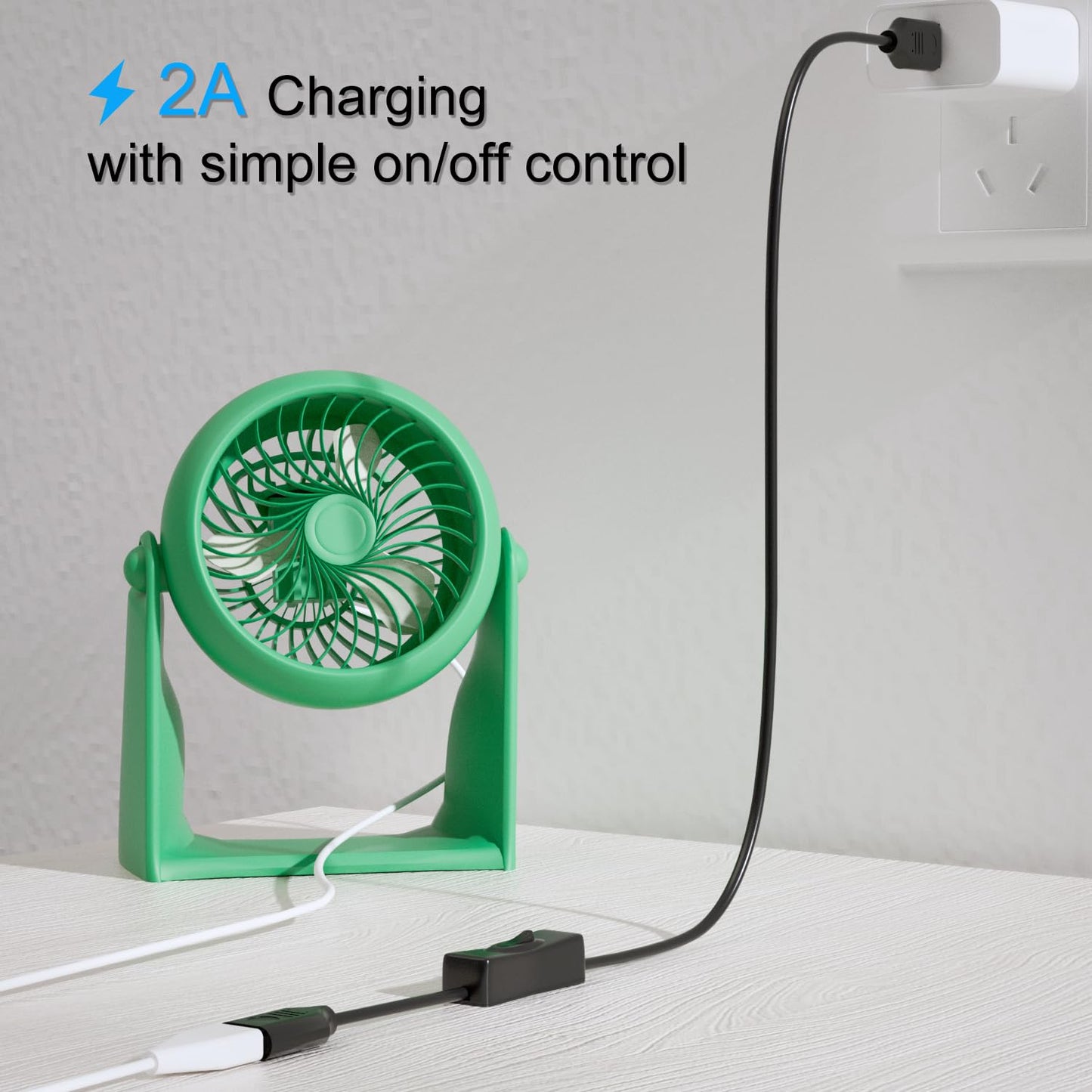 USB On/Off Switch Cable 3.3FT 2-Pack,2A Charging 480Mbps Data,Type-A 2.0 Power Extension Cord with ON/OFF for PC Computer,Laptop,TV,Car,PS4/PS5/Xbox,USB Fan LED Keyboard Mouse Flash Drive Raspberry Pi