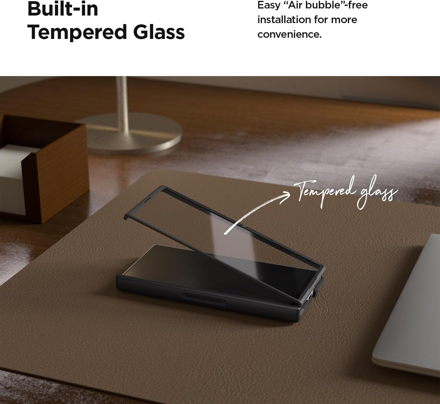 VRS DESIGN Terra Guard Modern for Galaxy Z Fold 7 (2025) – Magnetic Phone Case with Built-in Screen Protector, Rugged Dual Layer Protection & Spring-Loaded Hinge Cover (Ice Blue)