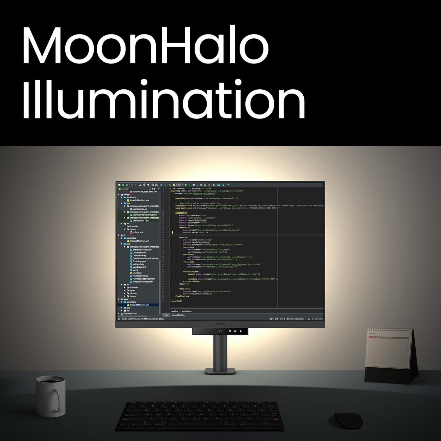 BenQ RD280UA 28.2” 4K 3840x2560 Programming Monitor Backlight, Ergo Flexible Arm, 90W USB-C, Fine-Coated Panel, Advanced Coding Modes, Night Hours Protection, Coding HotKey, Eye-Care Tech